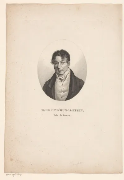 Portret van Félix-Philippe-Charles d'Hunolstein