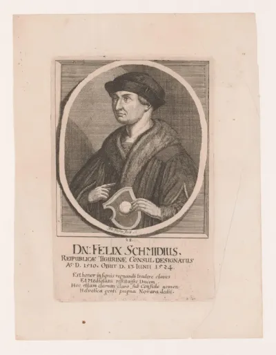 Portret van Felix Schmid