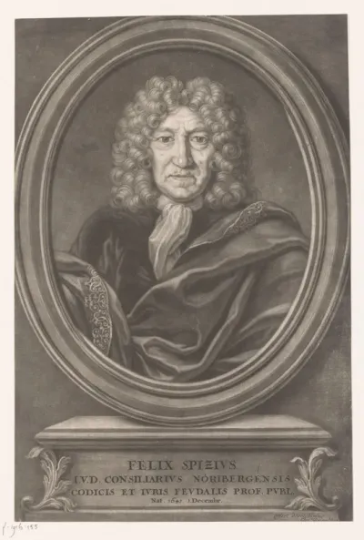 Portret van Felix Spitz