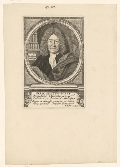 Portret van Felix Spitz