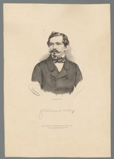 Portret van Felix von Lichnowsky