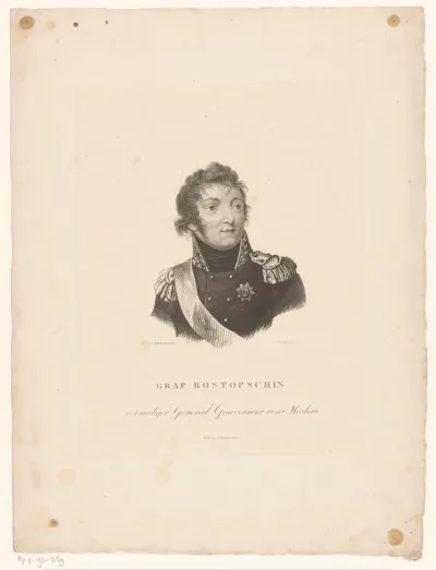 Portret van Feodor Rostopchin