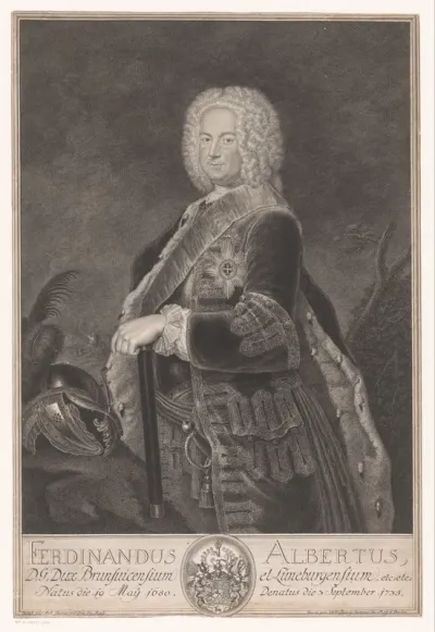 Portret van Ferdinand Albrecht II van Brunswijk-Wolfenbüttel