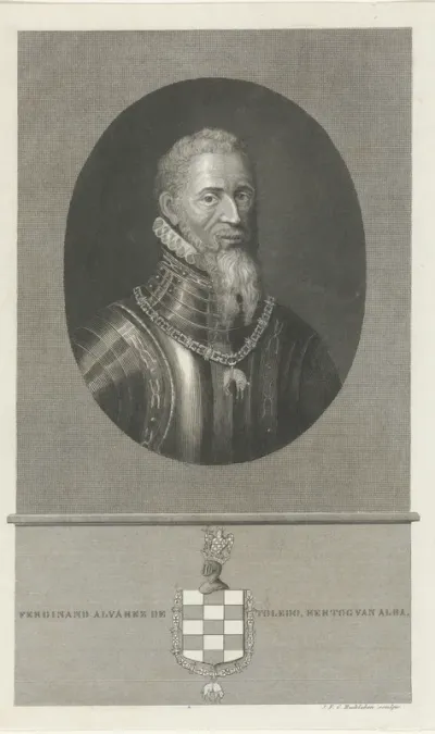 Portret van Ferdinand Alvarez de Toledo, hertog van Alva