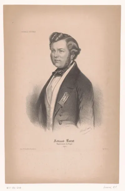 Portret van Ferdinand Barrot