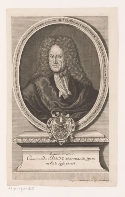 Portret van Ferdinand Christoph Harpprecht