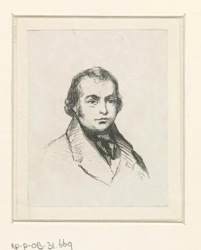 Portret van Ferdinand de Braekeleer de Oude