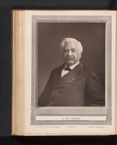 Portret van Ferdinand de Lesseps