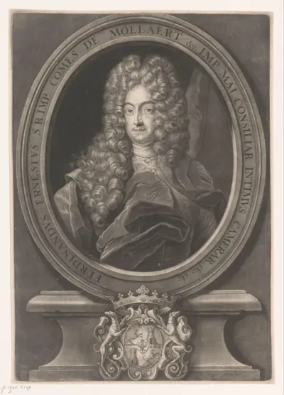 Portret van Ferdinand Ernst von Mollaert
