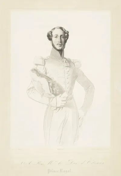 Portret van Ferdinand Filips van Orléans