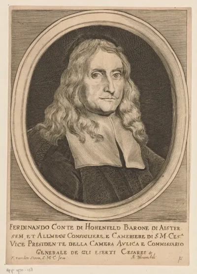 Portret van Ferdinand, graaf van Hohenfeld