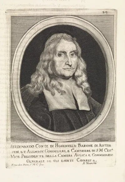 Portret van Ferdinand graaf van Hohenfeld