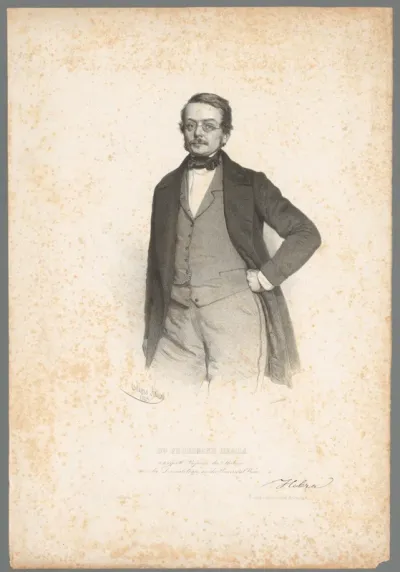 Portret van Ferdinand Hebra