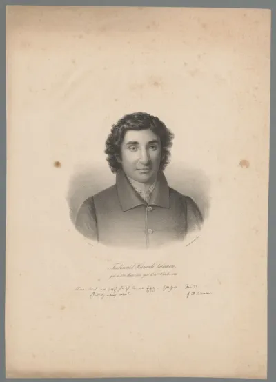 Portret van Ferdinand Heinrich Salomon