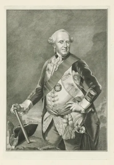 Portret van Ferdinand hertog van Brunswijk-Lüneburg