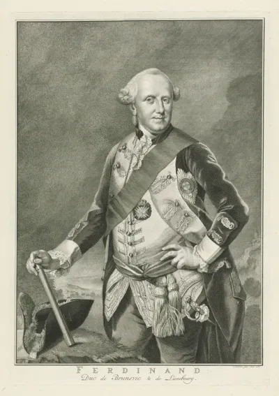 Portret van Ferdinand hertog van Brunswijk-Lüneburg