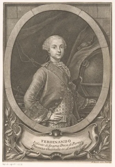 Portret van Ferdinand, hertog van Parma