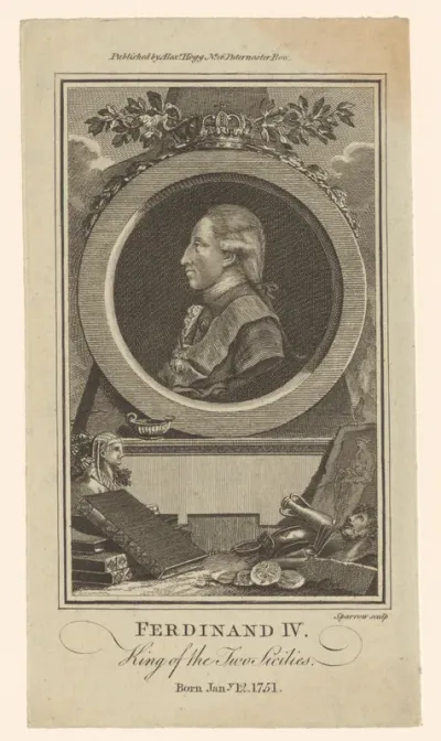 Portret van Ferdinand I der Beide Siciliën