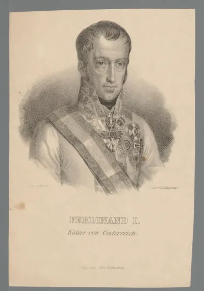 Portret van Ferdinand I van Oostenrijk