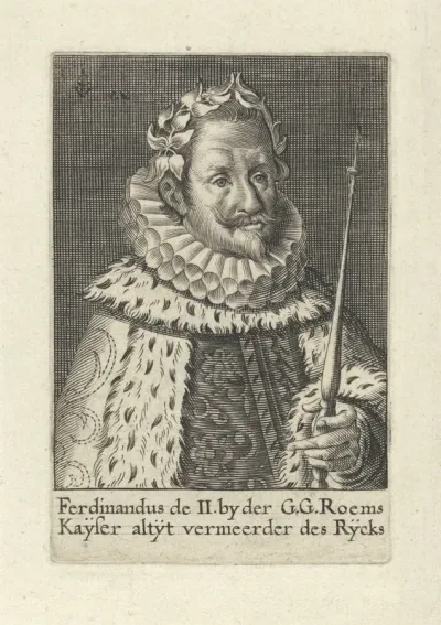 Portret van Ferdinand II, Duits keizer