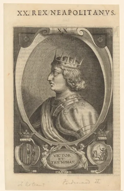 Portret van Ferdinand II, koning van Napels