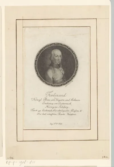 Portret van Ferdinand III van Toscane