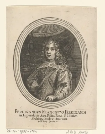 Portret van Ferdinand IV van Hongarije als kroonprins