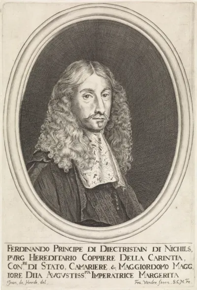 Portret van Ferdinand Joseph prins van Dietrichstein