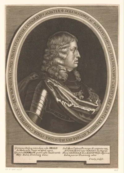 Portret van Ferdinand Karl, aartshertog van Oostenrijk