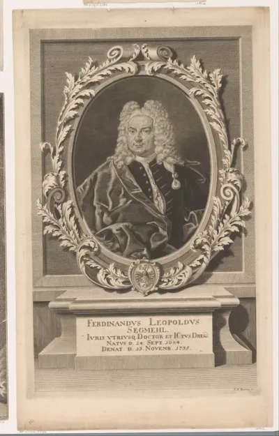 Portret van Ferdinand Leopold Segmehl
