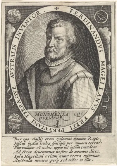 Portret van Ferdinand Magellan