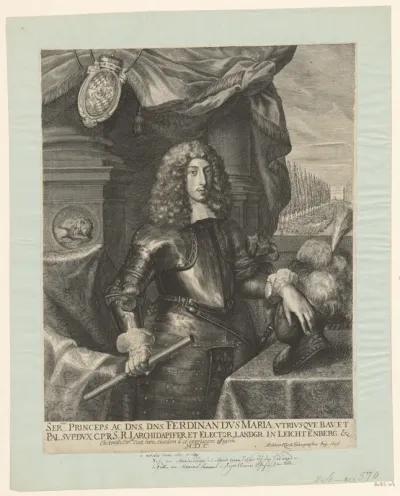 Portret van Ferdinand Maria van Beieren