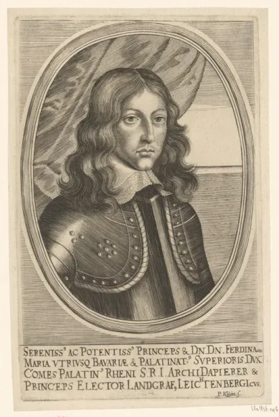 Portret van Ferdinand Marie van Beieren