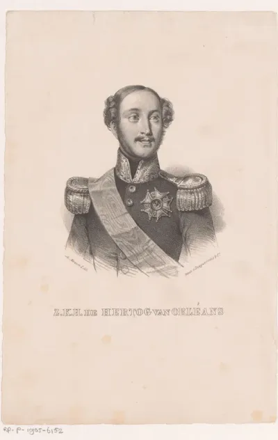 Portret van Ferdinand-Philippe d'Orléans