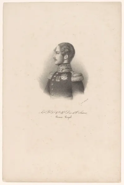 Portret van Ferdinand-Philippe d'Orléans