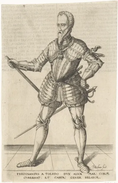 Portret van Ferdinand van Toledo, Hertog van Alva