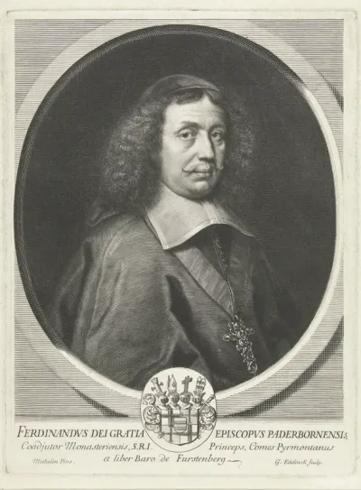 Portret van Ferdinand von Fürstenberg