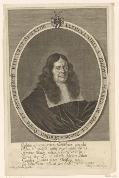 Portret van Ferdinand von Mudrach