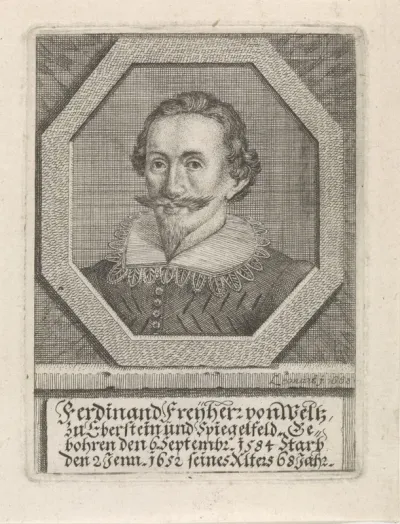 Portret van Ferdinand von Weltz