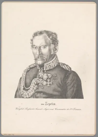 Portret van Ferdinand von Zeppelin