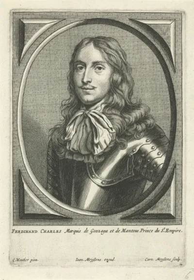 Portret van Ferdinando Carlo Gonzaga