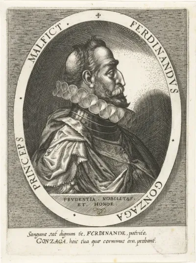 Portret van Ferdinando Gonzaga, hertog van Molfette