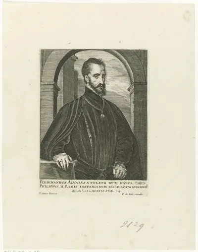 Portret van Fernando Alvarez de Toledo, graaf van Alva