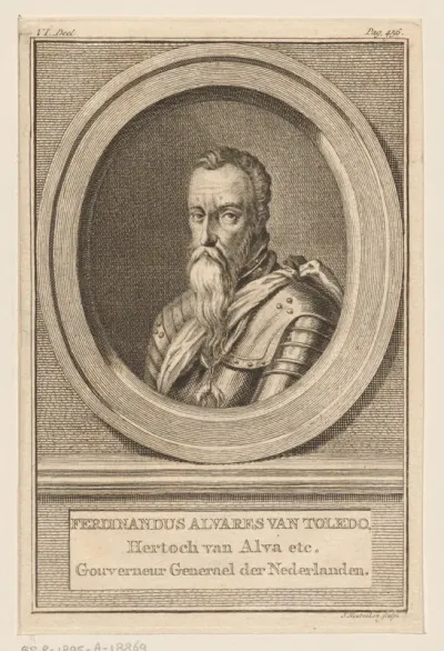 Portret van Fernando Álvarez de Toledo, hertog van Alva
