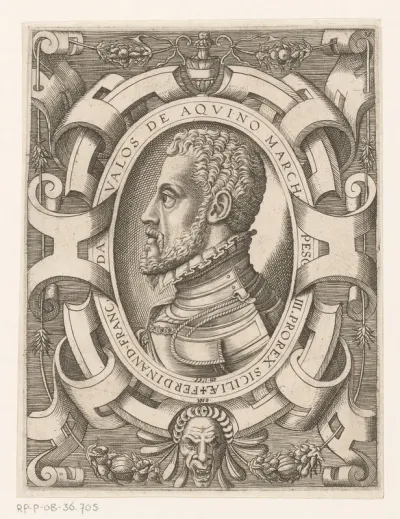 Portret van Fernando Francesco d'Avalos, graaf van Pescara
