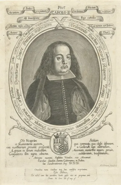 Portret van Fernando Joaquín Fajardo-Zúñiga-Requesés