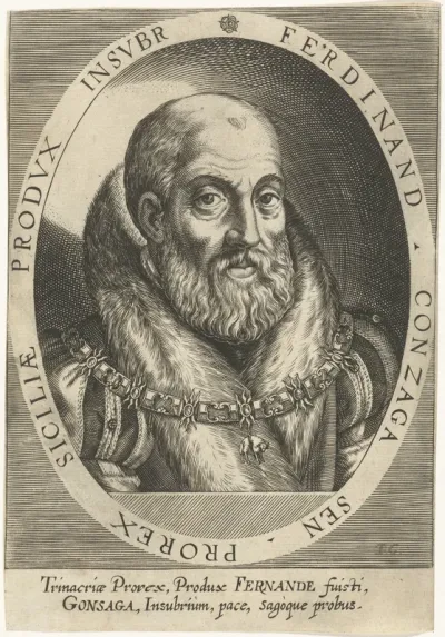 Portret van Ferrante Gonzaga, vicekoning van Sicilië