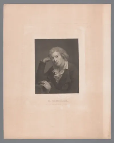 Portret van Fiedrich von Schiller