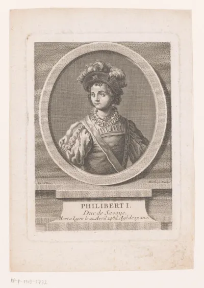 Portret van Filibert I van Savoye