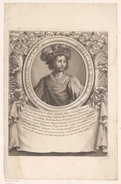 Portret van Filibert I van Savoye